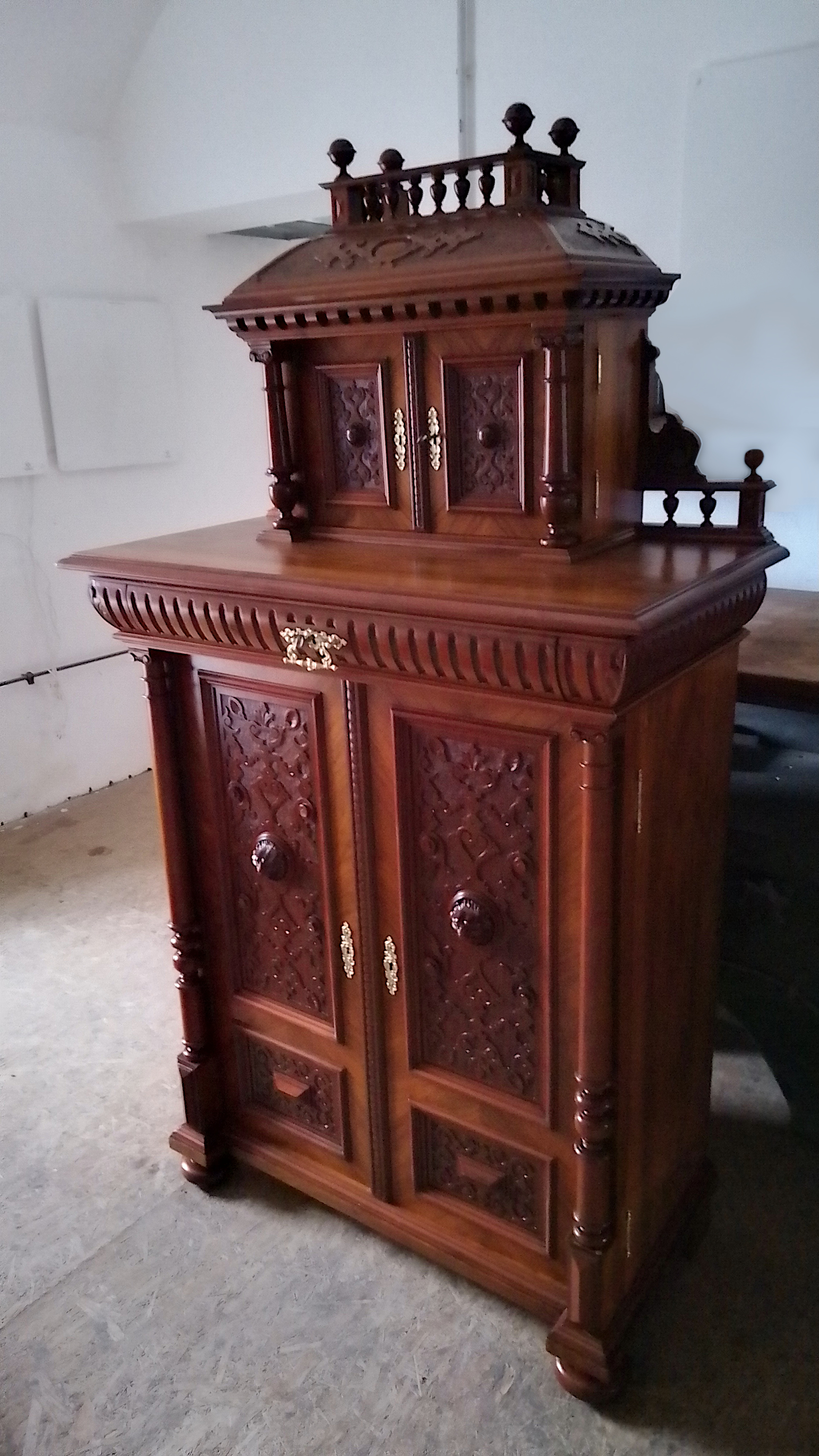 Gruenderzeit Aufsatzvertiko Gruenderzeit Aufsatzvertiko